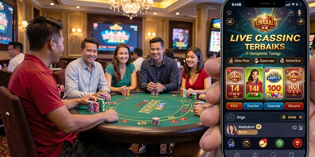 Tampilan gameplay Live Casino yang mengesankan di 3446.