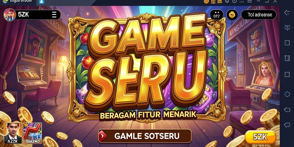 Gameplay Slot menarik dari 5ZK dengan hadiah besar.