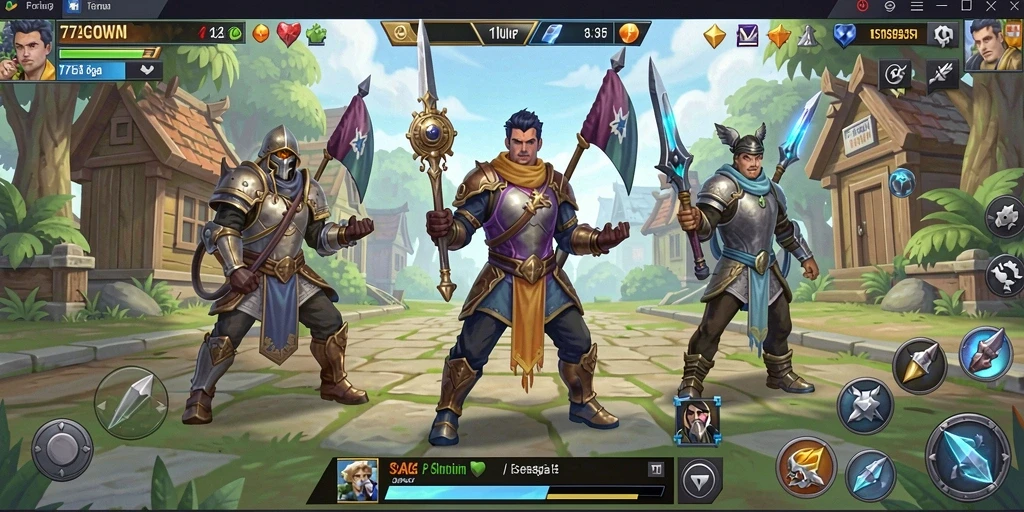 Tampilan gameplay <strong>77AG</strong> yang strategis dan menantang dalam pertarungan.
