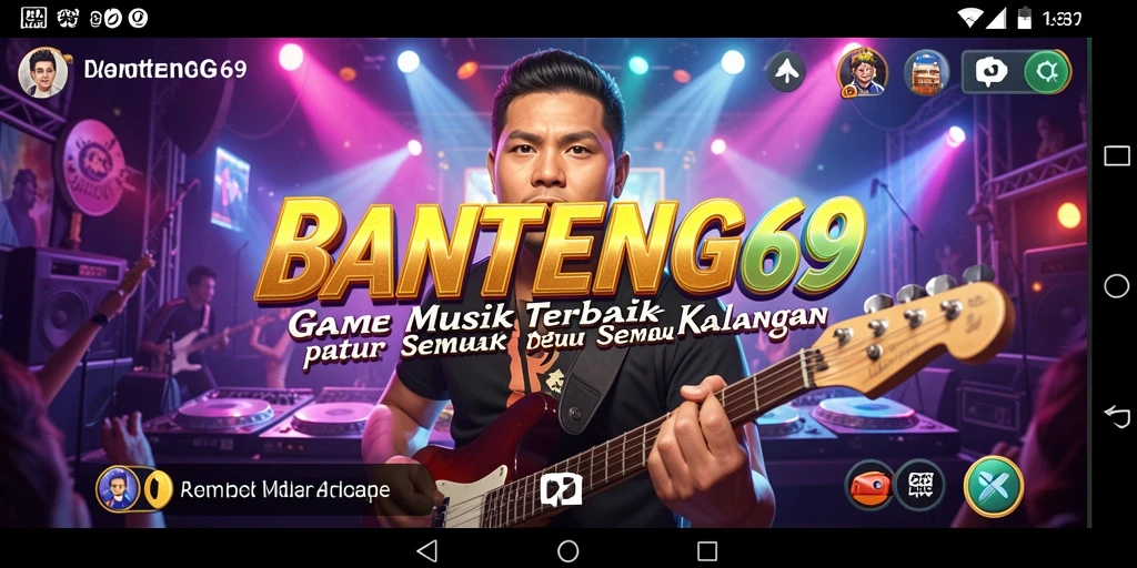 Tampilan gameplay BANTENG69 yang penuh warna dan dinamis.