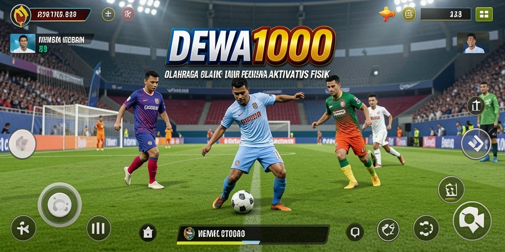 Gameplay seru dalam DEWA1000 dengan berbagai olahraga menarik.