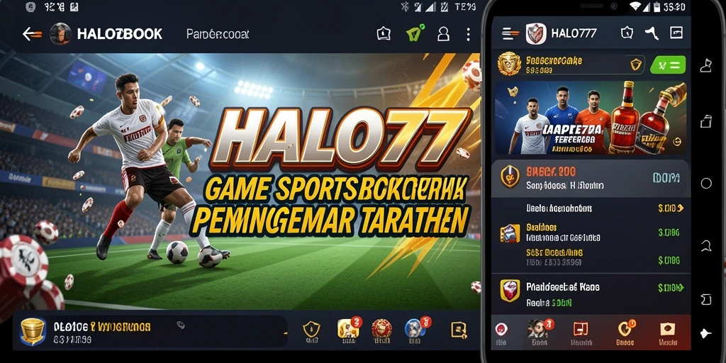 Tangkapan layar gameplay HALO777 yang menampilkan taruhan olahraga yang mengasyikkan.
