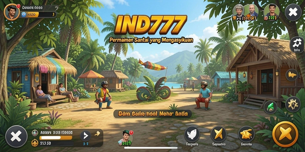 Tangkapan layar gameplay <strong>IND777</strong> yang ceria dan menghibur.