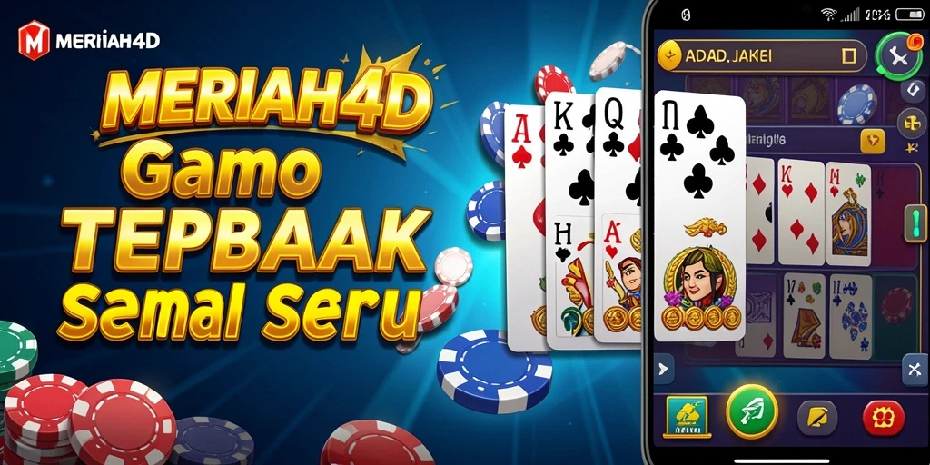 Screenshot gameplay MERIAH4D dengan tampilan seru permainan Domino.