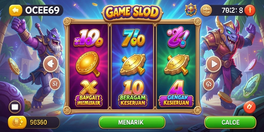 Gameplay OCE69 yang menarik dan penuh warna.