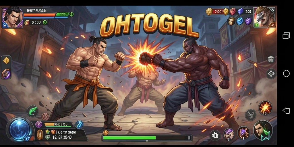 Tampilan gameplay seru OHTOGEL dengan pertarungan yang mendebarkan.