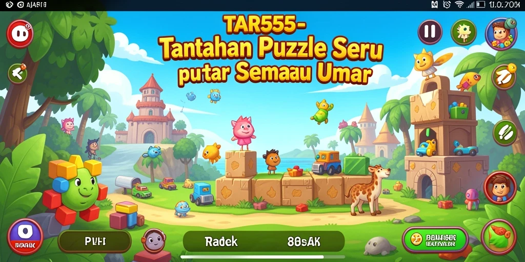 Tampilan gameplay TAR555 dengan tantangan puzzle yang menarik.