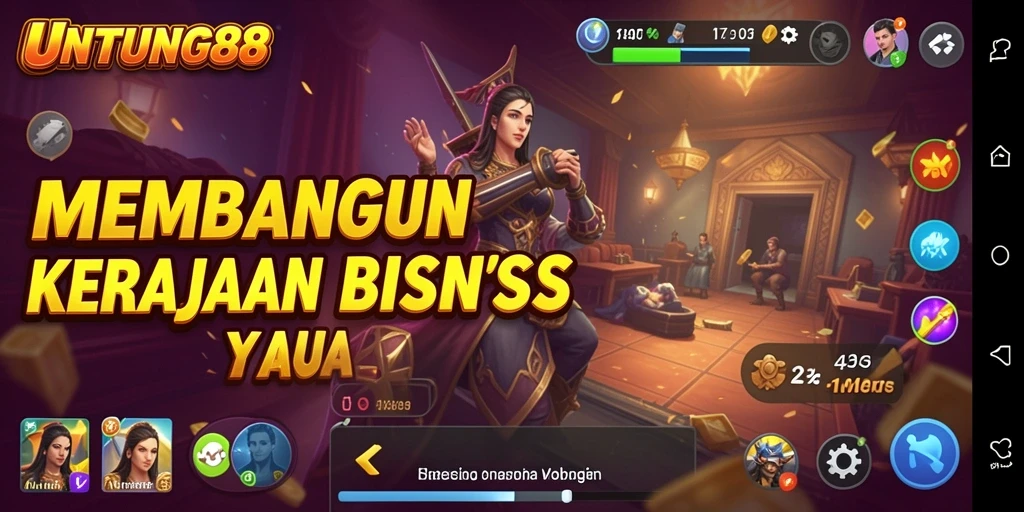 Tampilan gameplay UNTUNG88 yang menarik saat membangun bisnis.